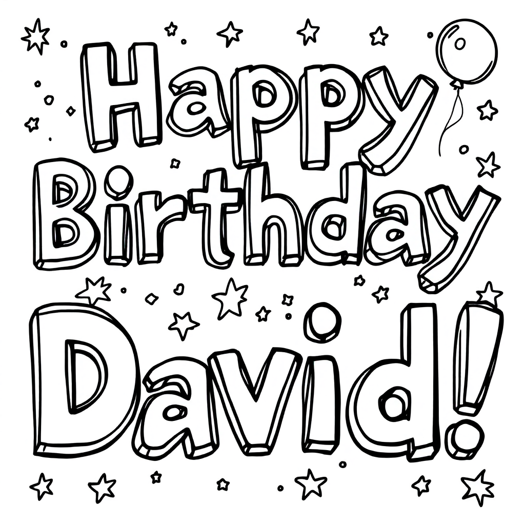 Word art coloring page example